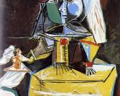 坐着的裸女 - 巴勃罗·毕加索